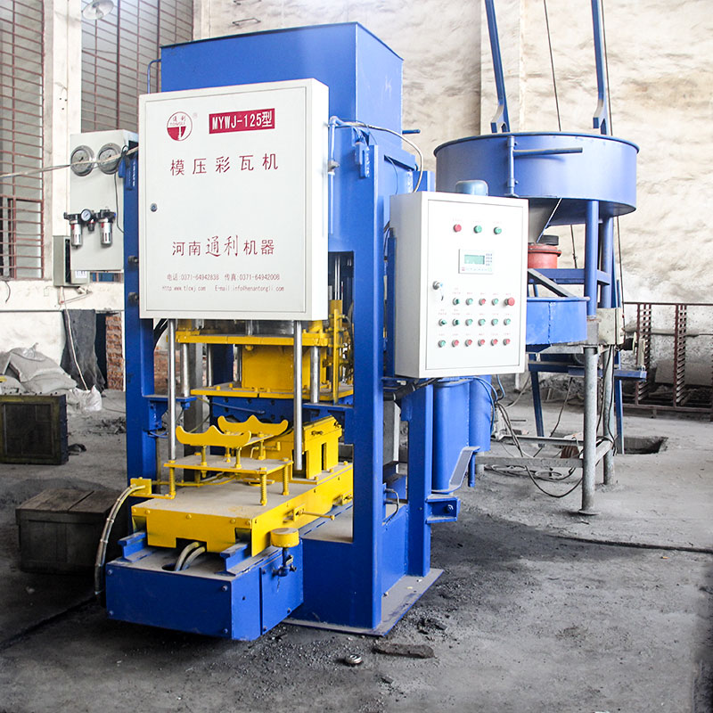 模壓式水泥彩瓦機(jī)用途，工藝流程